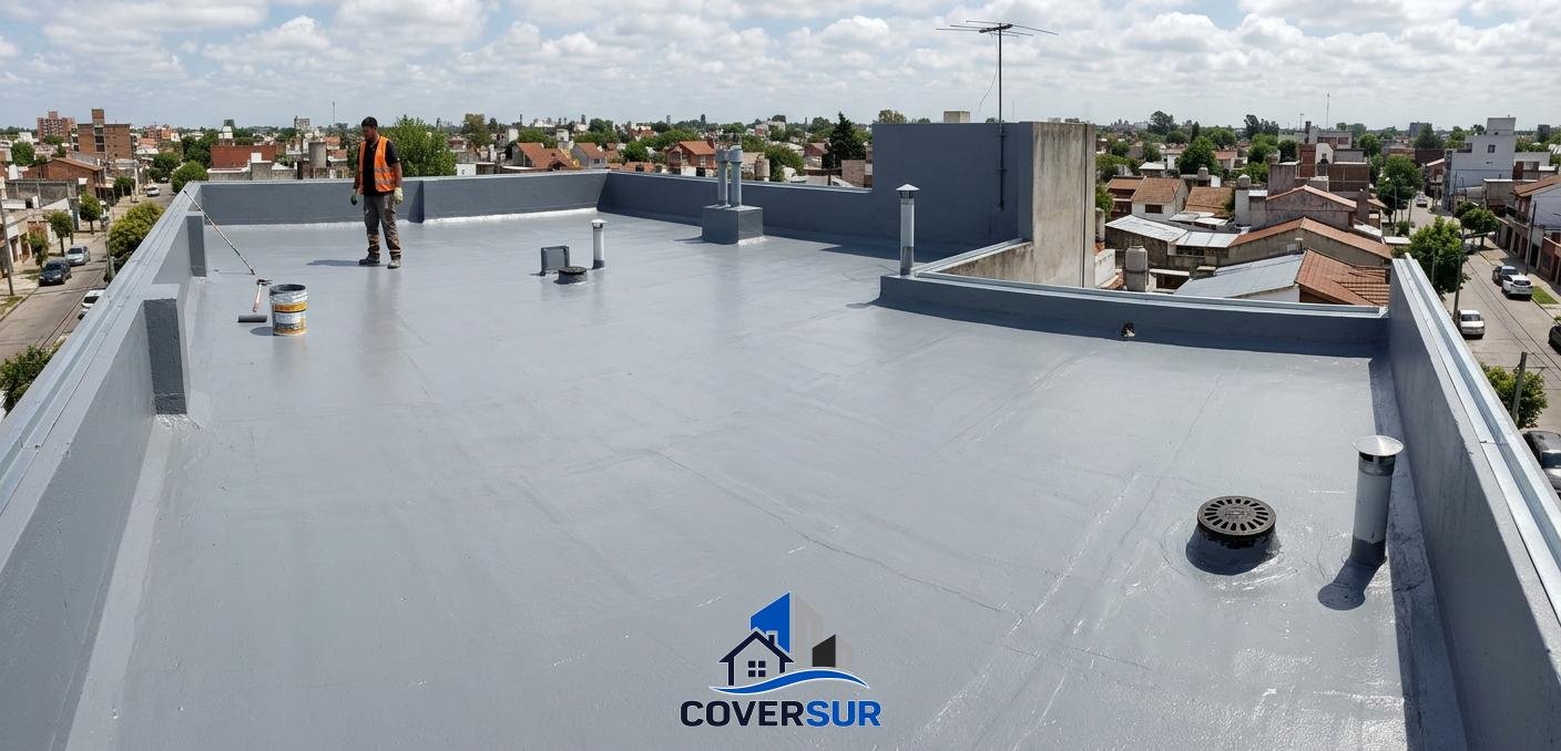 Obra edilicia en curso por CoverSur